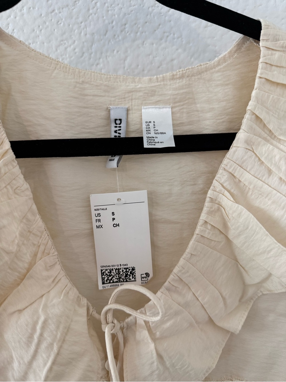 Divided Cream Ruffle & Lace Girls Pajama Set - Picture 5 of 7